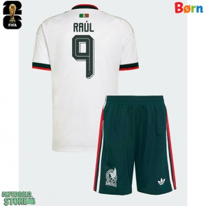 Mexico Raul Jimenez #9 Replika Babytøj Udebanesæt Børn VM 2026 Kortærmet (+ Korte bukser)